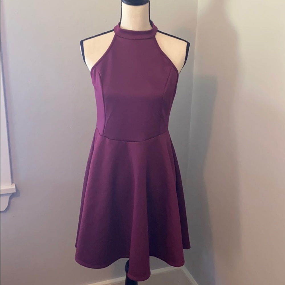Charlotte Russe purple cocktail dress